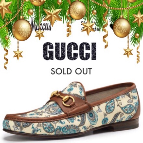 Gucci Other - GUCCI ROOS 1953 HORSEBIT PAISLEY LOAFER
